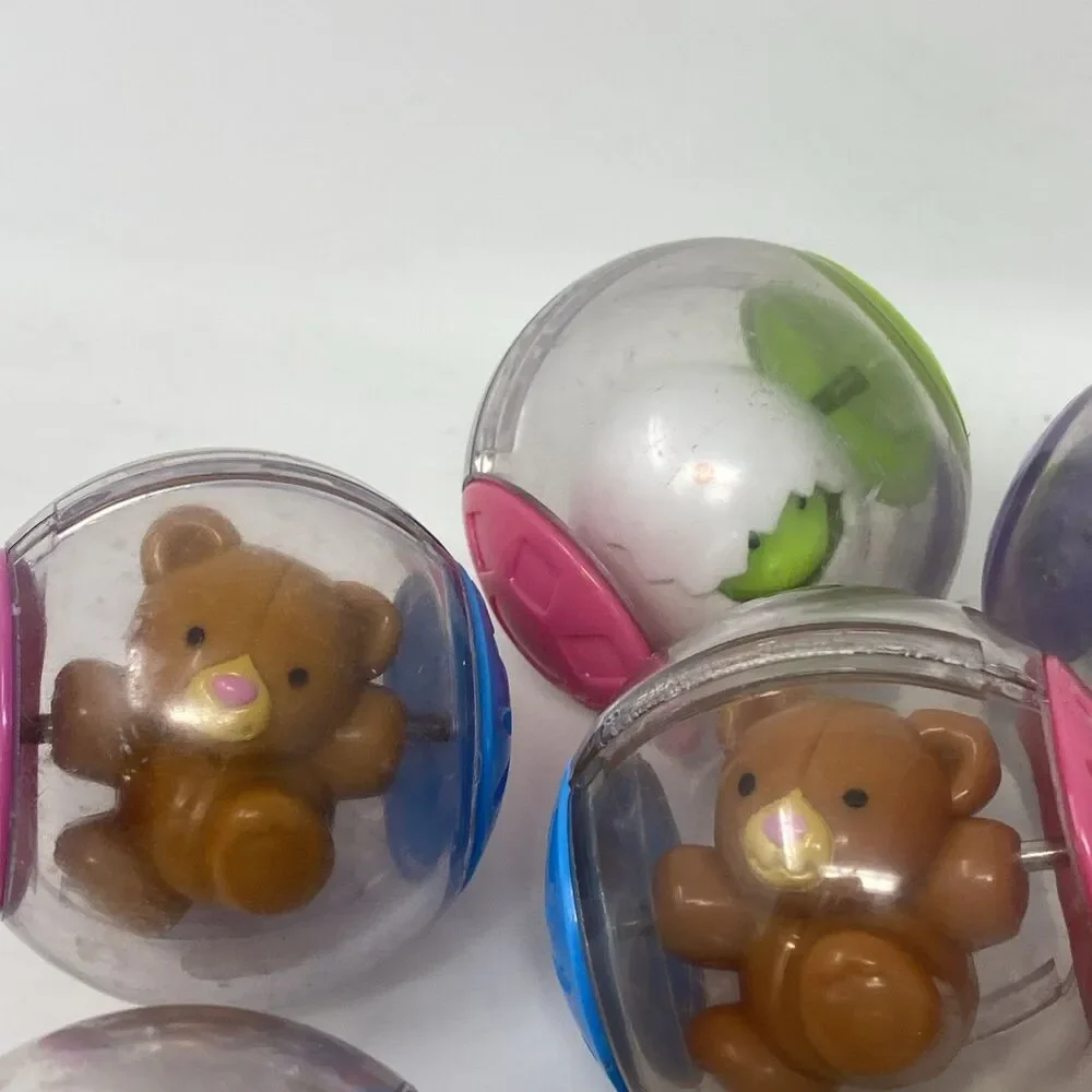 Vintage Fisher Price Roll Around Balls Lot Of 7